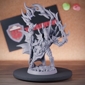 Mind Flayer Boss Illithid Miniature Dungeons and Dragons Mini RPG Tabletop Miniature DnD Painting Pathfinder 5e DnD | AG