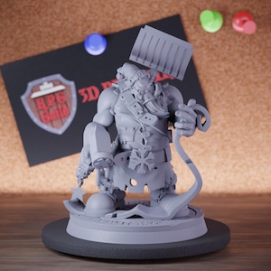 Ork Miniatur Spielzeug Inspektor Mini Dungeons and Dragons RPG Tabletop Miniature DnD Painting Pathfinder 5e DnD | Cnp