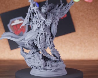 Human Ranger Hunter Miniature | 28mm-75mm | Resin 3D Printed D&D Pathfinder Mini | DMS