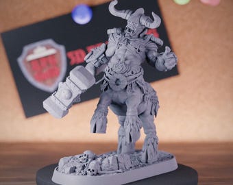 Miniatura de centauro, cazador, monstruo, minijuego de rol de mesa, DnD, pintura, Pathfinder 5e, DnD/DB