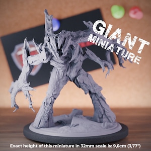 Treant Soldier Miniature Ent Mini Dungeons and Dragons Mini RPG Tabletop Miniature DnD Painting Pathfinder 5e DnD | LoP