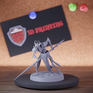 Persian Skeleton Miniature Spear Spike Mini Dungeons and Dragons Mini RPG Tabletop Miniature DnD Painting Pathfinder 5e DnD | Lop