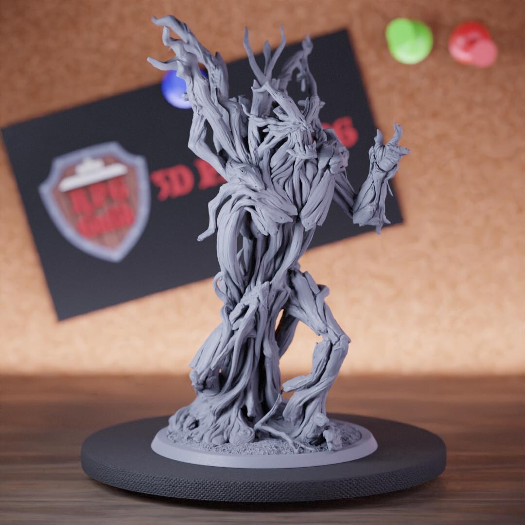 Forest Treant Miniature Huge Tree Mini Dungeons and Dragons Mini RPG ...