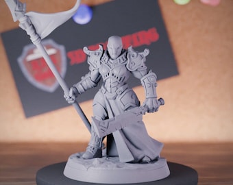 Golem Guard Miniature Dungeons and Dragons Mini RPG Tabletop Miniature DnD Painting Pathfinder 5e DnD | AG