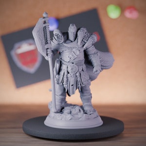 Barbarian Miniature Tribe Leader Mini Dungeons and Dragons Mini RPG Tabletop Miniature DnD Painting Pathfinder 5e DnD | DmS