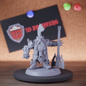 Zwerg Kämpfer Miniatur Starke Wache Mini Dungeons and Dragons Mini RPG Tabletop Miniature DnD Painting Pathfinder 5e DnD | AG