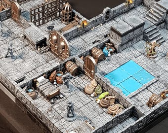 DnD Redbrand Hideout Set Bandit Dungeon Modular Terrain Bundle Lost Mine of Phandelver DnD RPG Games Dungeon and Dragons D&D Gift