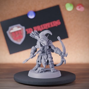 Tribe Goblin Miniature Archer DnD Dungeons and Dragons Mini RPG Tabletop Miniature DnD Painting Pathfinder 5e DnD | AG