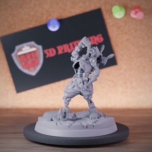 Undead Pirate Warrior Miniature Skeleton Dungeons and Dragons Mini RPG Tabletop Miniature DnD Painting Pathfinder 5e DnD | CnP