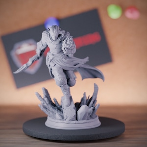 Rogue Miniature Assassin Mini Dungeons and Dragons Mini RPG de table Miniature D&D Peinture Pathfinder 5e DnD | DMS