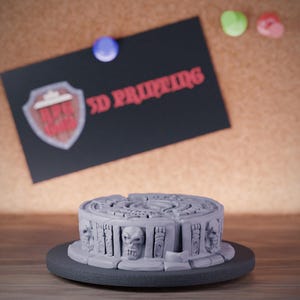 Offeraltareterräng Diorama Mini Dungeons and Dragons Mini RPG Bordsminiatyr DnD-målning Pathfinder 5e DnD | GM