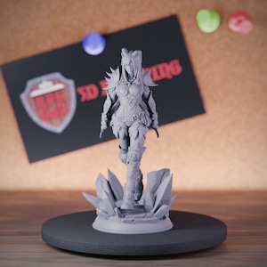 Tiefling Rogue Miniature Assasin Mini Dungeons and Dragons Mini RPG Tabletop Miniature DnD Painting Pathfinder 5e DnD | DmS