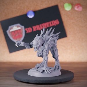 Greater Ghoul Undead Miniature Monster Zombie Boss Dungeons and Dragons Mini RPG Tabletop Miniature DnD Painting Pathfinder 5e DnD | GM