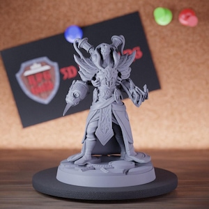 Evil Artificer Miniatuur Baas Mini Dungeons and Dragons Mini RPG Tabletop Miniatuur DnD Schilderen Pathfinder 5e DnD | CnP