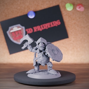 Soldado Goblin Infantaria Miniatura Monstro Mini Dungeons and Dragons Mini RPG Mesa Miniatura DnD Pintura Pathfinder 5e DnD | LoP