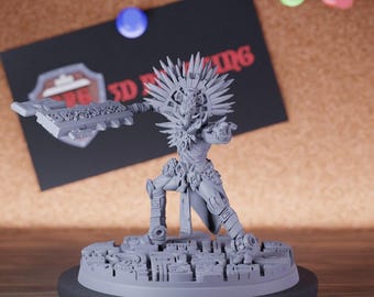 Azteken Krieger Miniatur Tempel Wache Dungeons and Dragons Mini RPG Tabletop Miniatur DnD Gemälde Pathfinder 5e DnD | CnP