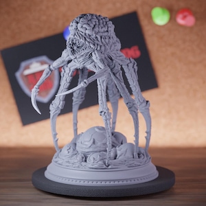 Mind Flayer Monster Dungeons and Dragons Mini RPG Tabletop Miniature DnD Painting Pathfinder 5e DnD | DmS