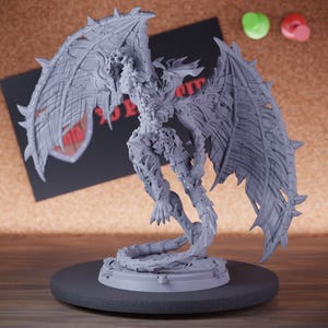 Archdemon Monster Miniature Giant Boss Mini Dungeons and Dragons RPG Tabletop Miniature DnD Painting Pathfinder 5e DnD | Cnp
