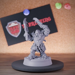 Dwarf Rogue Miniature Warrior Hunter Dungeons and Dragons Mini RPG Tabletop Miniature DnD Painting Pathfinder 5e DnD | CnP