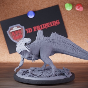 Dinosaur Cry Miniature Monster Mini Dungeons and Dragons Mini RPG Tabletop Miniature DnD Painting Pathfinder 5e DnD | LoP