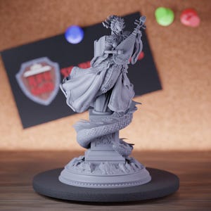 Yuan Ti Priestess Miniature Boss Monster Mini Dungeons and Dragons RPG Tabletop Miniature DnD Painting Pathfinder 5e DnD | DmS