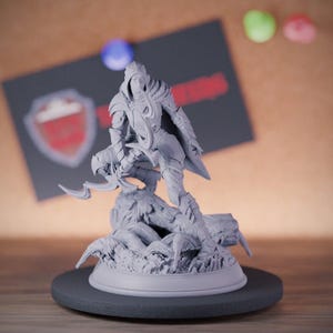 Elf Ranger Hunter Miniature | 28mm-75mm | Resin 3D Printed D&D Pathfinder Mini | DMS