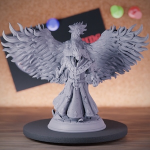 Pyromancer Wizard Miniature Sorcerer Dungeons and Dragons Mini RPG Tabletop Miniature DnD Painting Pathfinder 5e DnD | DmS