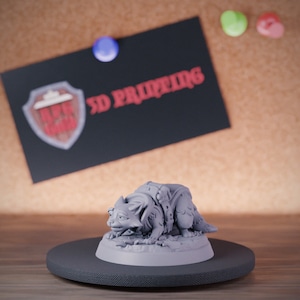 Racoon Companion Miniature Animal Dungeons and Dragons Mini RPG Tabletop Miniature DnD Painting Pathfinder 5e DnD | CnP
