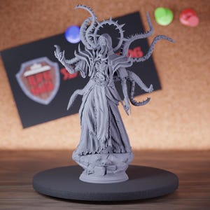 Mind Flayer Monster Mini Priest Miniature Dungeons and Dragons Mini RPG Tabletop Miniature DnD Painting Pathfinder 5e DnD | DmS
