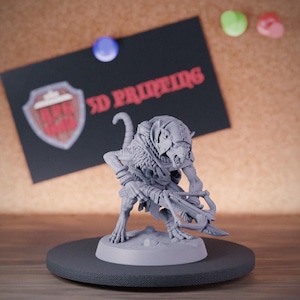 Ratmen Crossbow Archer Miniature Warrior Mini Dungeons and Dragons Mini RPG Tabletop Miniature DnD Painting Pathfinder 5e DnD | AG