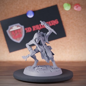 Ghoul Horror Miniature Dnd Zombie Dungeons and Dragons Mini RPG Tabletop Miniature DnD Painting Pathfinder 5e DnD | AG