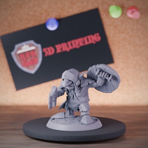 Goblin Guerreiro Infantaria Miniatura Monstro Mini Dungeons and Dragons Mini RPG Mesa Miniatura DnD Pintura Pathfinder 5e DnD | LoP