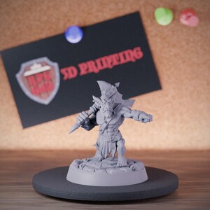 Goblin Brute Miniature Orc Monster Dungeons and Dragons Mini RPG Tabletop Miniature DnD Painting Pathfinder 5e DnD | CnP