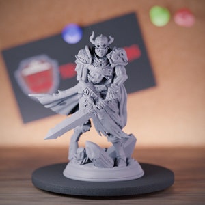 Skeleton Warrior Miniature Undead Monster Mini for Dungeons and Dragons Mini RPG Tabletop Miniature DnD Painting Pathfinder 5e DnD | DmS