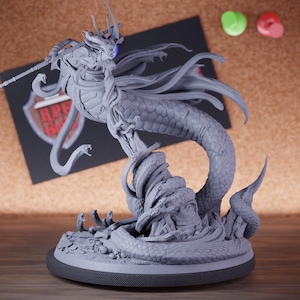 Merfolk Queen Miniature Evil Boss BBEG Monster Mini Dungeons and Dragons RPG Tabletop Miniature DnD Painting Pathfinder 5e DnD | LoP