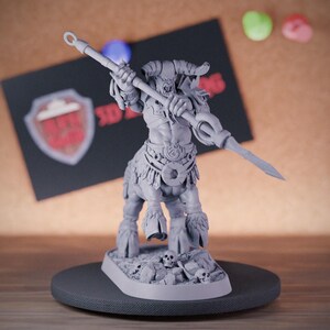 Centaur Miniature Warrior Hunter Monster Mini Dungeons and Dragons Mini RPG Tabletop Miniature DnD Painting Pathfinder 5e DnD | DB