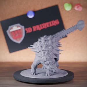 Dinosaur Miniature Dungeons and Dragons Mini RPG Tabletop Miniature DnD Painting Pathfinder 5e DnD | LoP