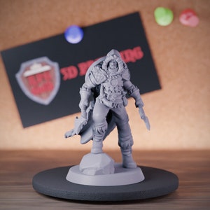 Northern Ranger Miniature Dungeons and Dragons Mini RPG Tabletop Miniature DnD Painting Pathfinder 5e DnD | GM