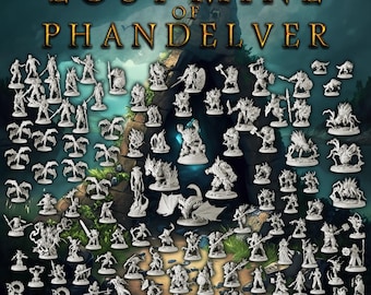 Lost Mine Of Phandelver DnD Miniature Bundle, Campaign Encounter Monster NPC Figures, Tabletop RPG Painter Gift