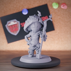 Mushroom Folk Miniature Cave NPC DnD Dungeons and Dragons Mini RPG Tabletop Miniature DnD Painting Pathfinder 5e DnD | GM