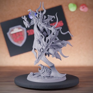 Lich Lord Miniature Dungeons and Dragons Mini RPG Tabletop Miniature DnD Painting Pathfinder 5e DnD | AG
