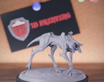 Demogorgon Miniature Demo Dog Mini Dungeons and Dragons Mini RPG Tabletop Miniature DnD Painting Pathfinder 5e DnD | LoP