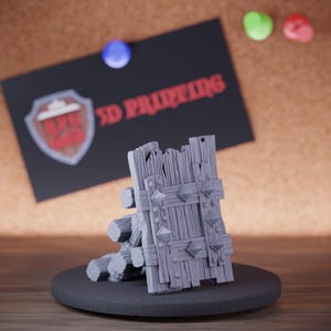 Thumper Board Miniature Terrain Mini Dungeons and Dragons RPG Tabletop Miniature DnD Painting Pathfinder 5e DnD | DB