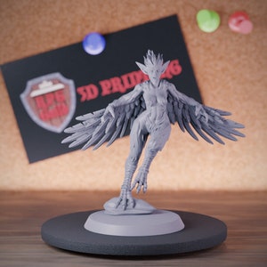 Harpy Monster DnD Miniature Monster Dungeons and Dragons Mini RPG Tabletop Miniature DnD Painting Pathfinder 5e DnD | GM