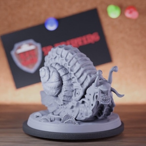 Snail Beast Miniature Monstrosity Dungeons and Dragons Mini RPG Tabletop Miniature DnD Painting Pathfinder 5e DnD | AG