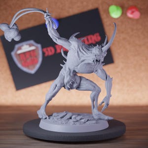 Demon Cyclop Miniature Head Whip Fighter Mini Dungeons and Dragons RPG Tabletop Miniature DnD Painting Pathfinder 5e DnD | LoP