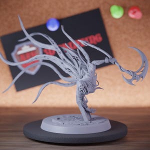 Banshee Ripper Miniature Ghost Monster Mini Dungeons and Dragons RPG Tabletop Miniature DnD Painting Pathfinder 5e DnD | LoP