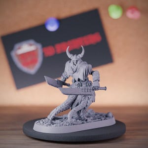 Skelettgeneral Odöda Miniatyr Dungeons and Dragons Mini-RPG Bordsminiatyr DnD-målning Pathfinder 5e DnD | DB