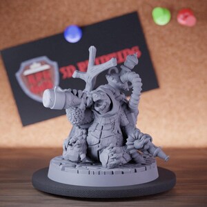 Tortle Vagabond Miniature Drunk Turtle Mini Dungeons and Dragons RPG Tabletop Miniature DnD Painting Pathfinder 5e DnD | CnP