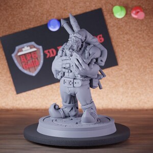 Chistmas Orc Miniature Carol Singer Mini Dungeons and Dragons RPG Tabletop Miniature DnD Painting Pathfinder 5e DnD | Cnp